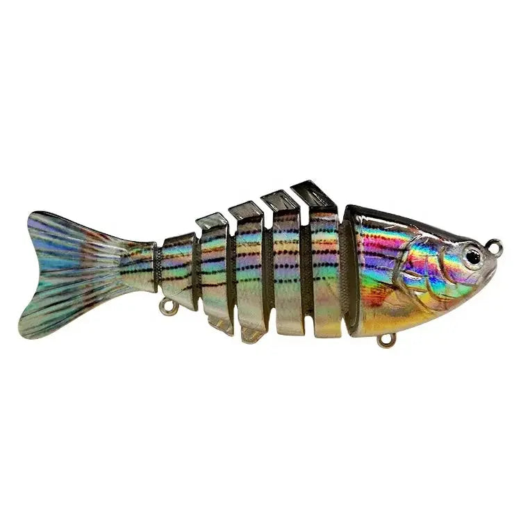 Lureswholesale® 4 inch 7 segment swimbait hard bait