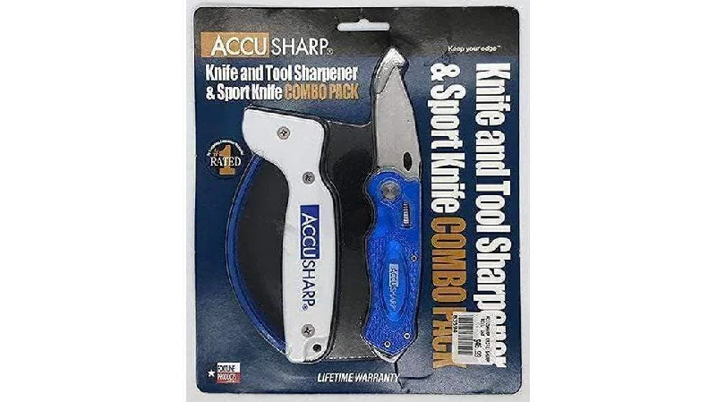 Accusharp Knife & Tool Sharpener Combo Pack