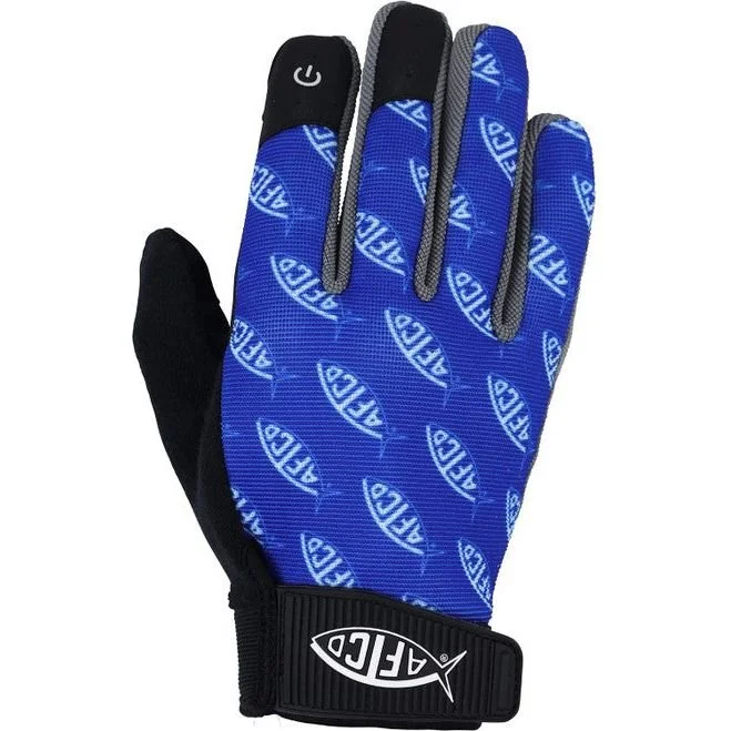 Aftco Utility Gloves Blue Scatter