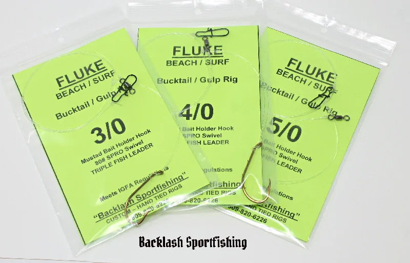 Backlash Sportfishing Fluke Bucktail & Gulp Rig