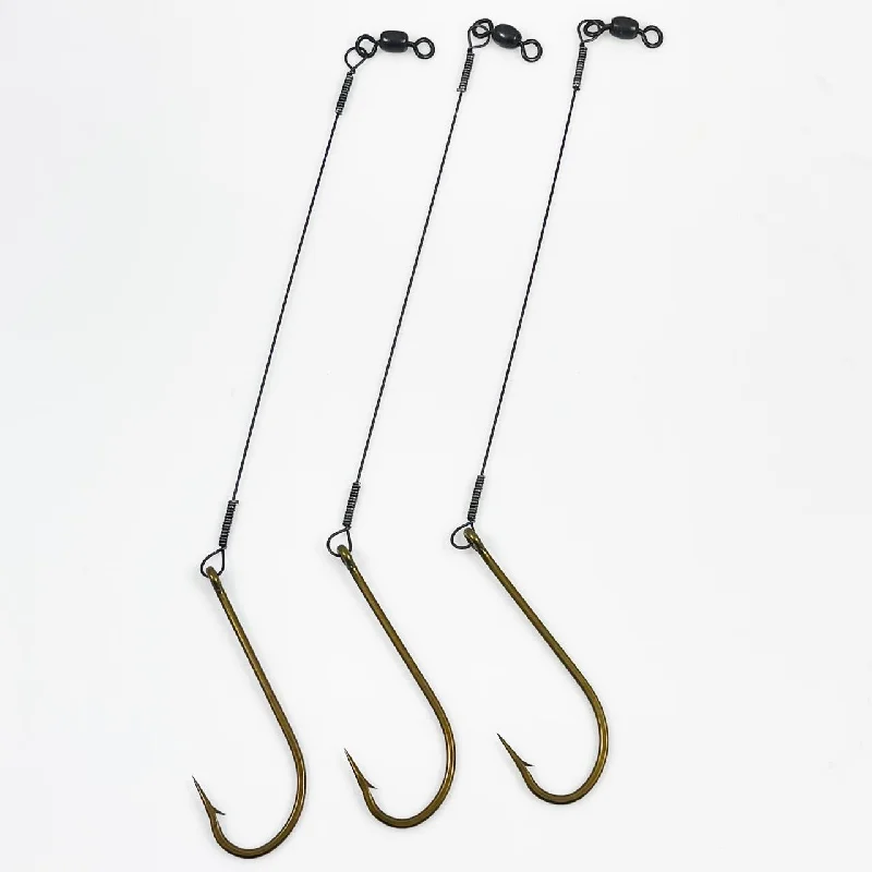 Dolphin Bluefish Chum Hooks With 6" Wire Leader