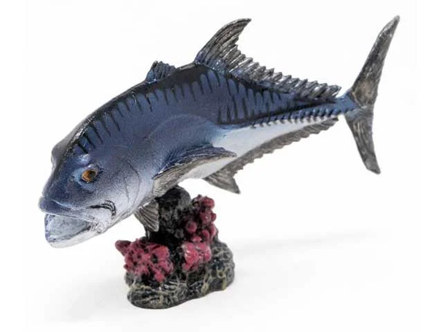 Favorite AF-211 Aquafish mini model Giant trevally / Ulua (palm-sized figure)