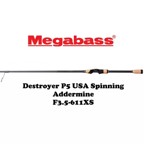 Megabass Destroyer SP P5 USA F3.5-611XS Addermine