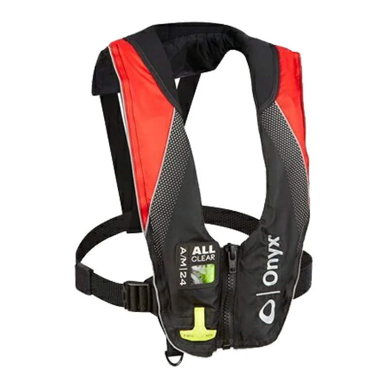 Onyx A/M-24 All Clear Auto/Manual Inflatable Life Jacket Red