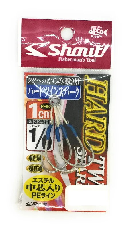 Shout! Hard Twin Spark Assist Hook Size 1/0