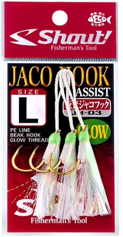 Shout! Luminous Jaco Hook Rigged Assist Rainbow JH-03