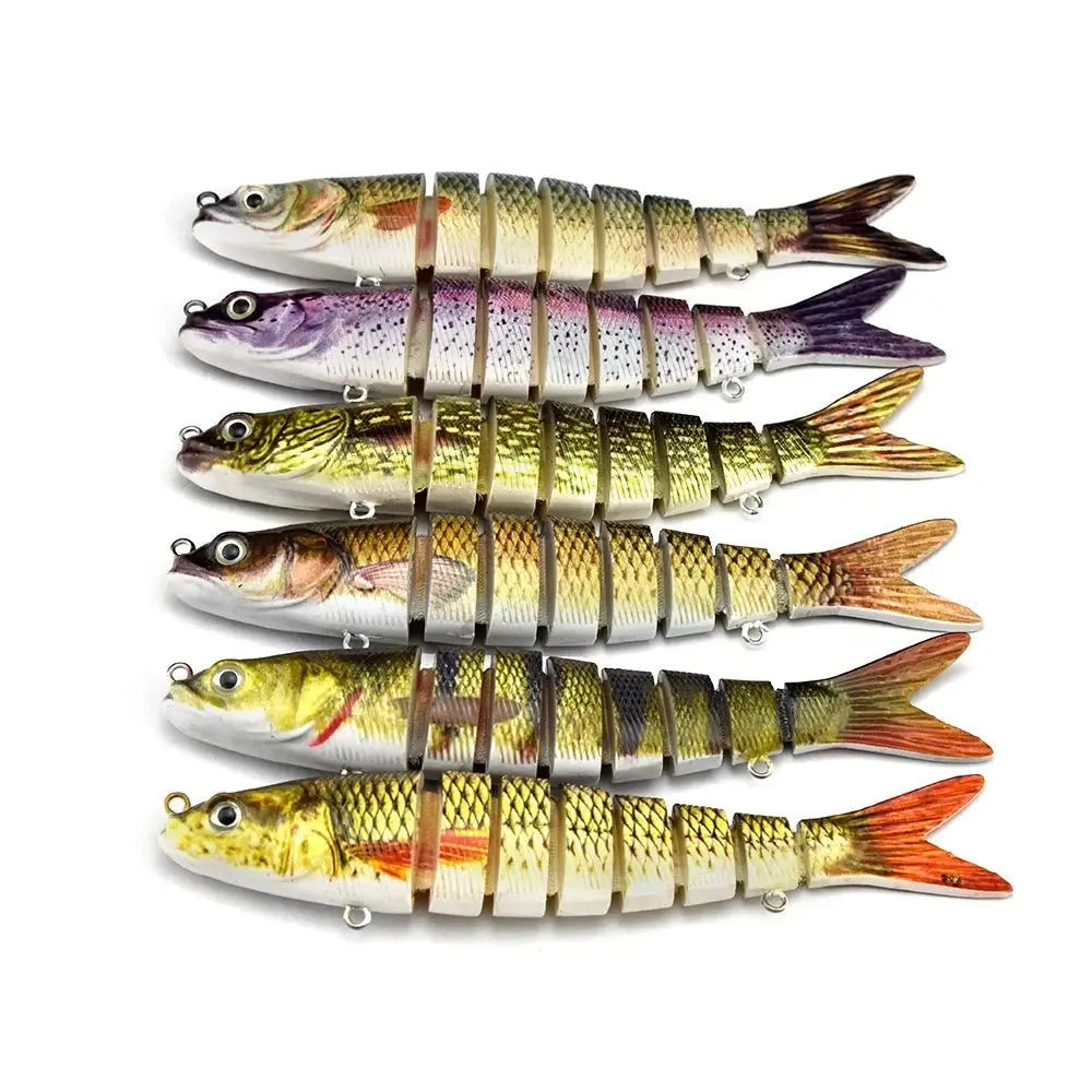 Lureswholesale® Sinking Wobblers Fishing Lures 8 Segment Hard Artificial Bait