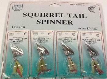 Squirrel Tail Spinners