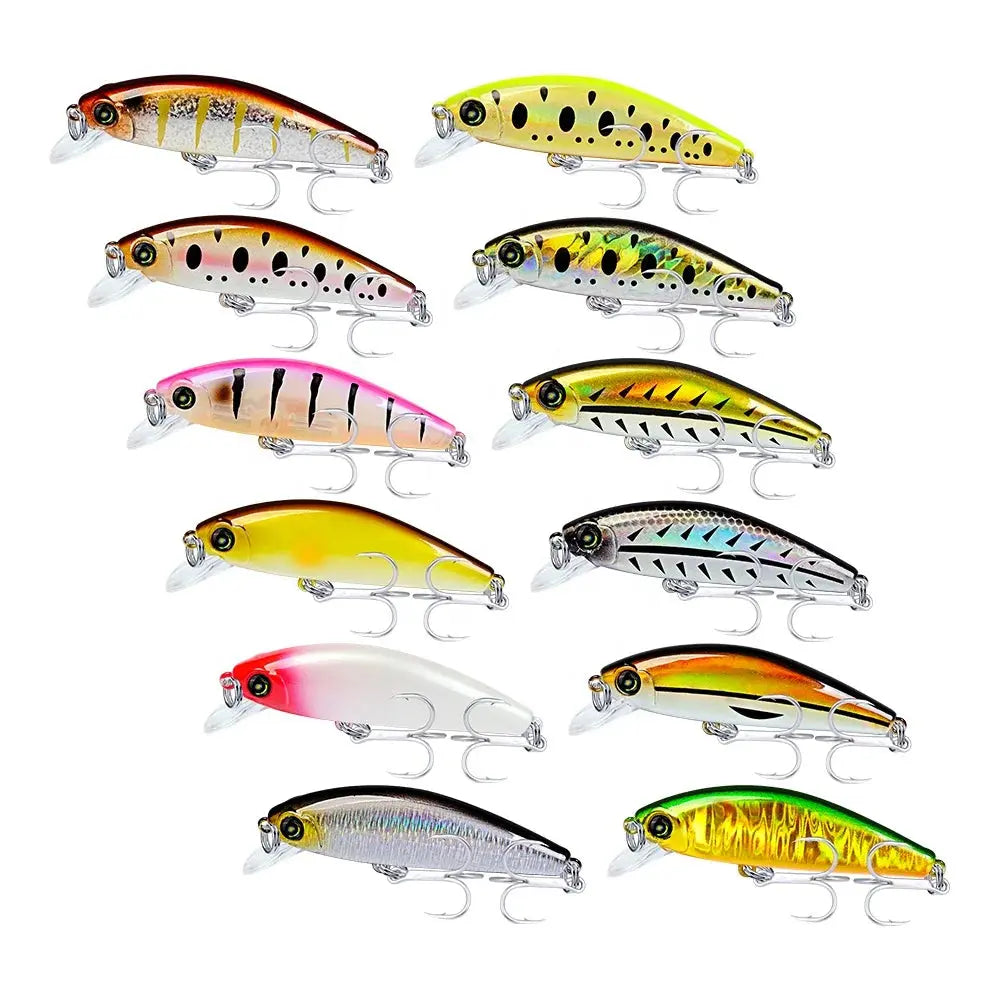 Lureswholesale® Topwater Fishing Minnow Lure 11g/3g Small Fat Plastic Crankbait Propeller Artificial Bait