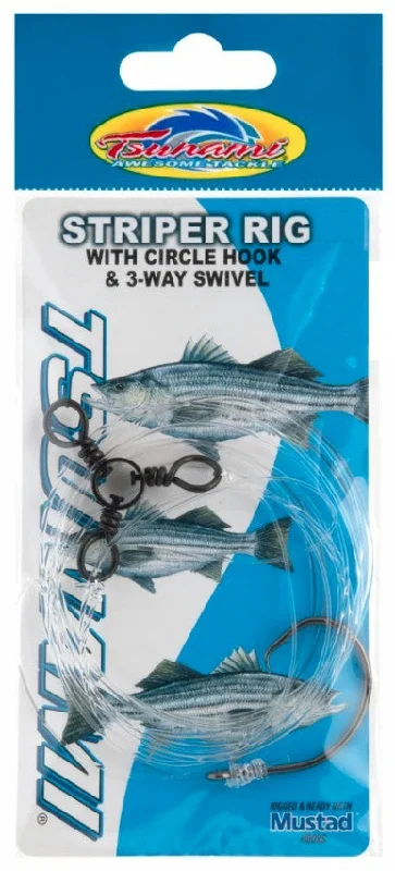 Tsunami TS-47XX Striped Bass In-Line Circle Hook Rig w/ 3-Way