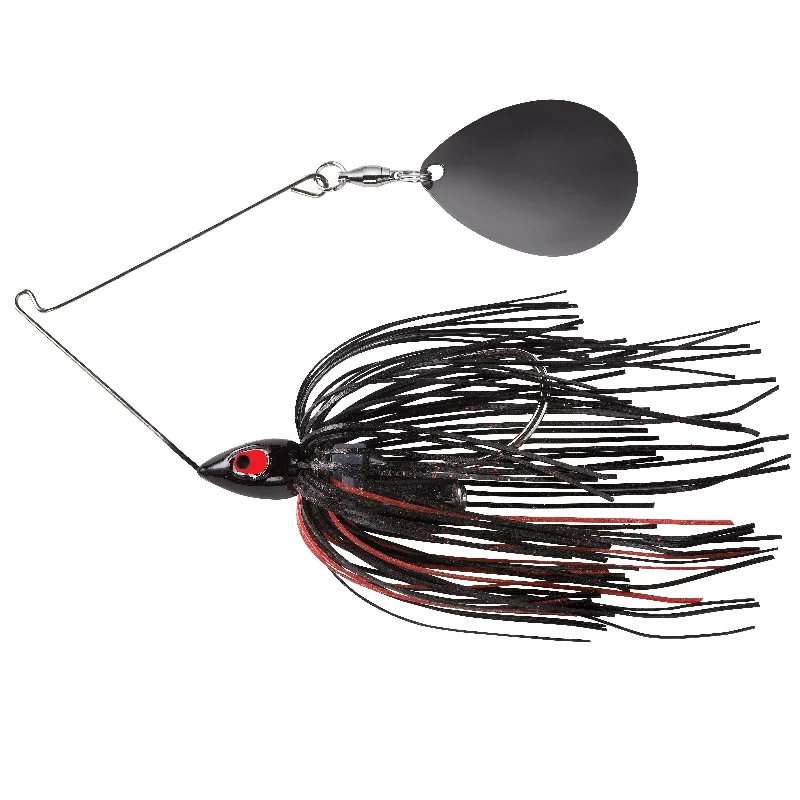 War Eagle Night Time Painted Head Single Colorado Black Nickel Spinnerbait