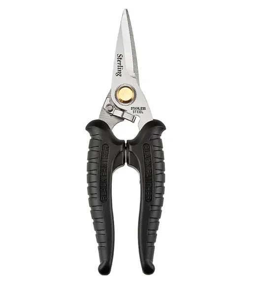 Black Panther High Tensile 185mm Industrial Snips - Black