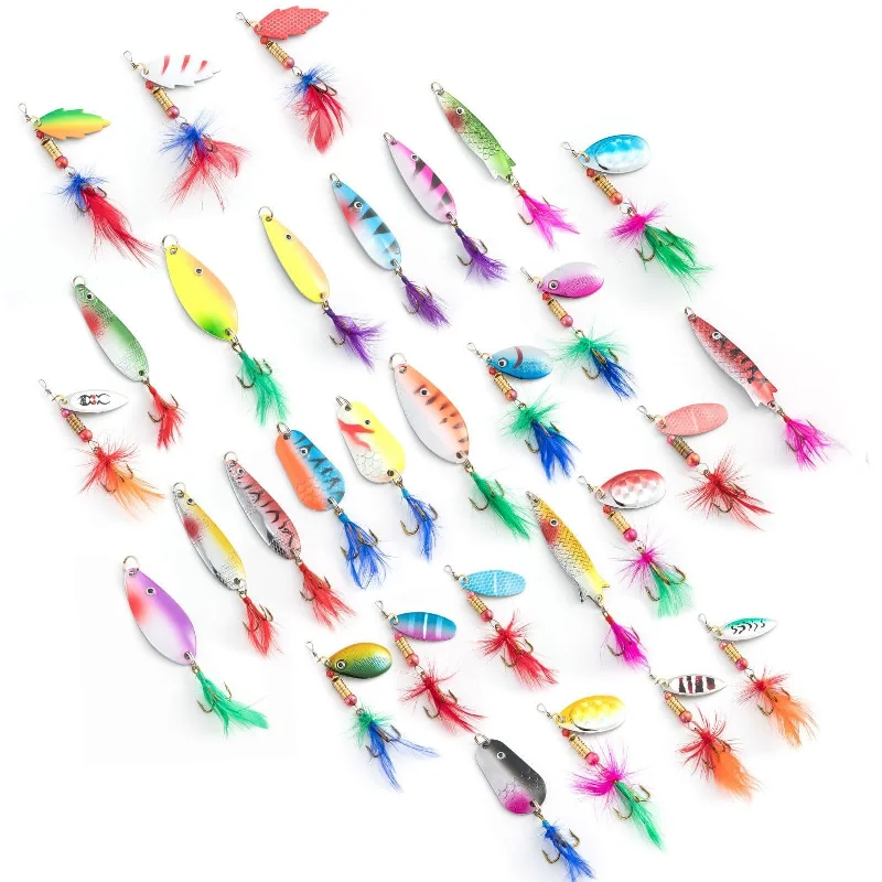 Dr.Fish Spinners and Spoons Kit Rooster Tail