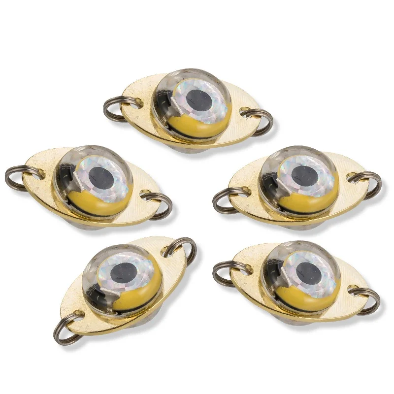 Dr.Fish 5pcs Round Eye LED Fishing Lures