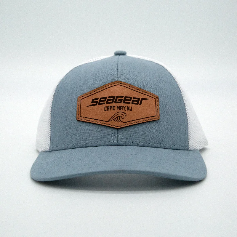 Sea Gear Leather Patch Hat