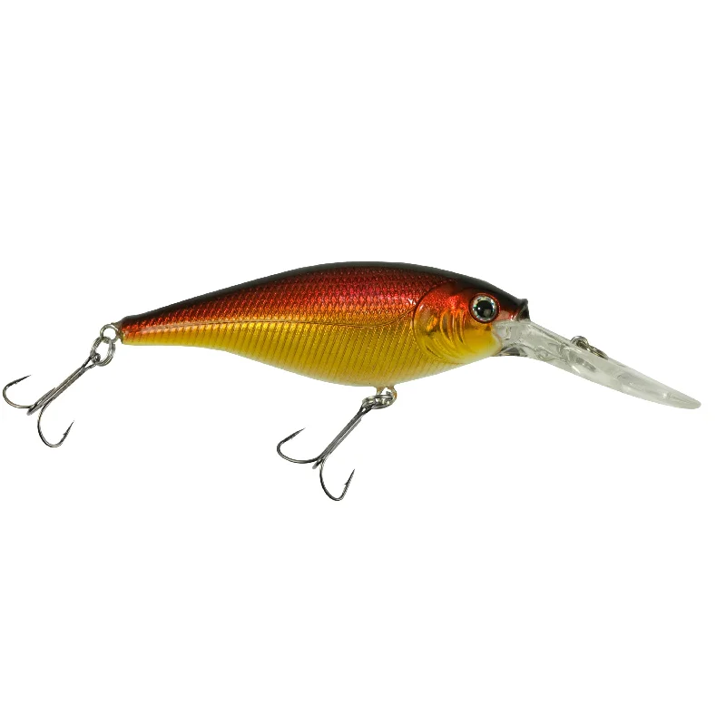 Berkley Black and Gold Sunset Floating Flicker Shad Fishing Lure