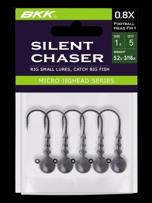 BKK Silent Chaser Football Head Jighead | 1/8 Oz.-#2