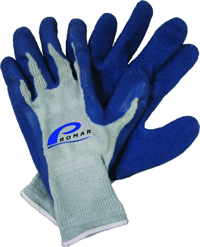 Blue Latex Grip Glove Xl Blue Latex