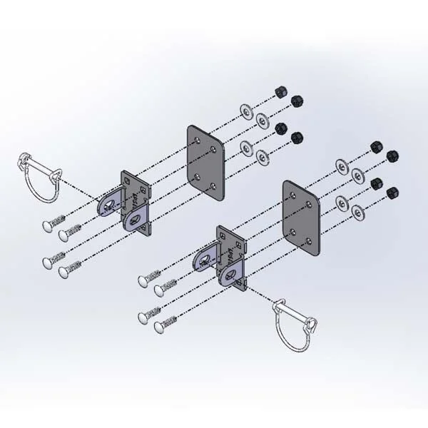 Clam Hitch Mounting Kit- 8268