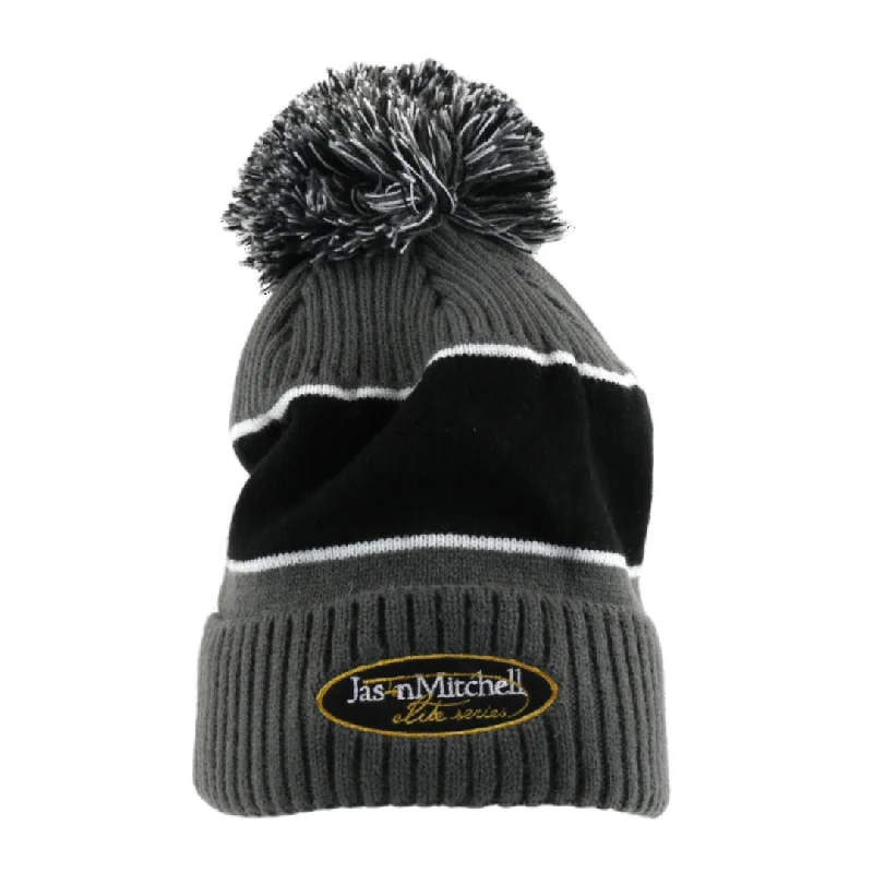 Jason Mitchell Pom Hat (Gray/Black)