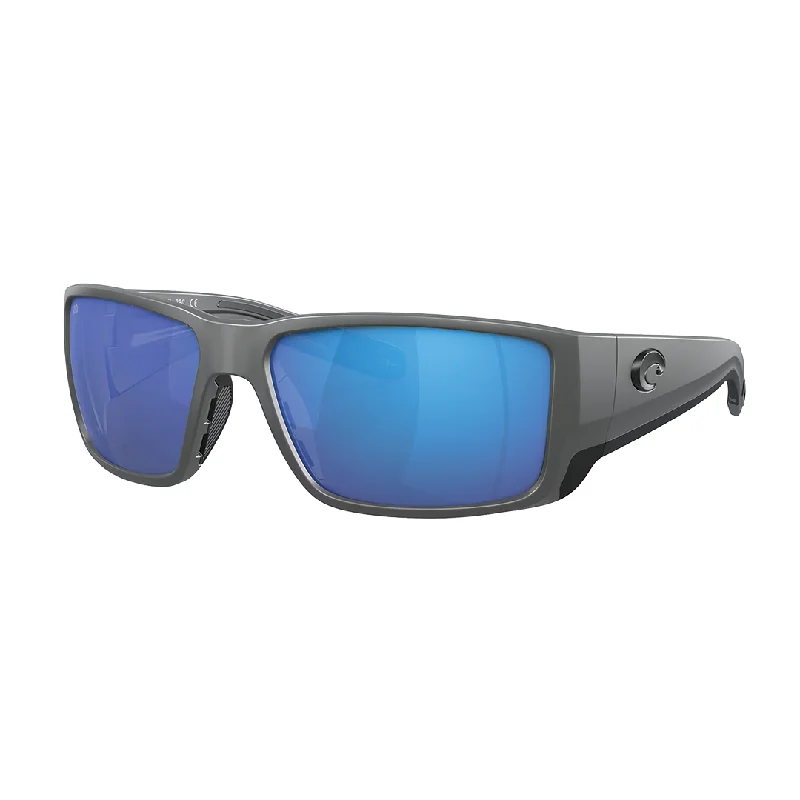 Matte Gray Frame/Blue Mirror Lens