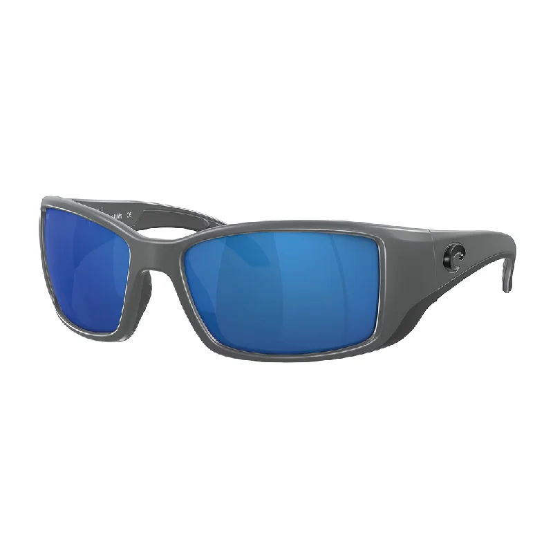 Matte Gray Frame/Blue Mirror Lens