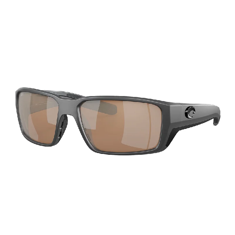 Matte Grey Frame/Copper Silver Mirror Lens