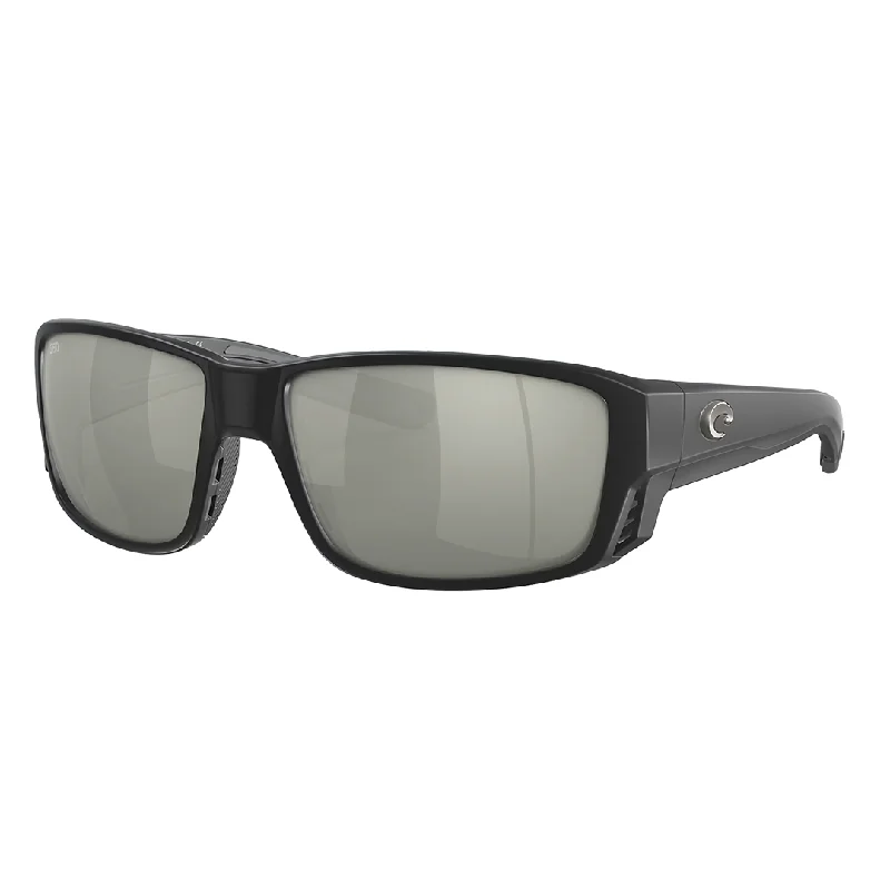 Matte Black Frame/Gray Silver Mirror Lens