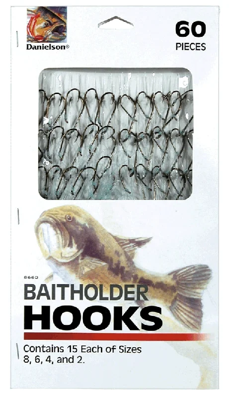 Danielson Snelled Baitholder Hooks Assortment