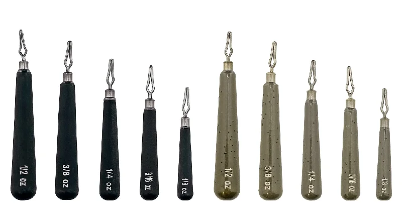 Departure Outdoors Tungsten Skinny - Drop Shot Weights - 5 Pack