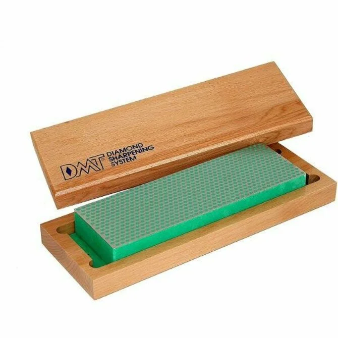 DMT - 8-Inch Diamond Whetstone Sharpener, Fine with Hardwood Box