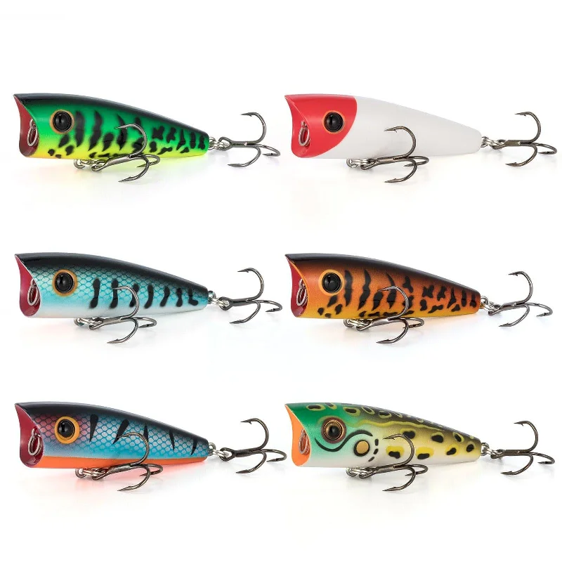 Dr.Fish Topwater Popper  Fishing Lures  2.4"  1/4oz