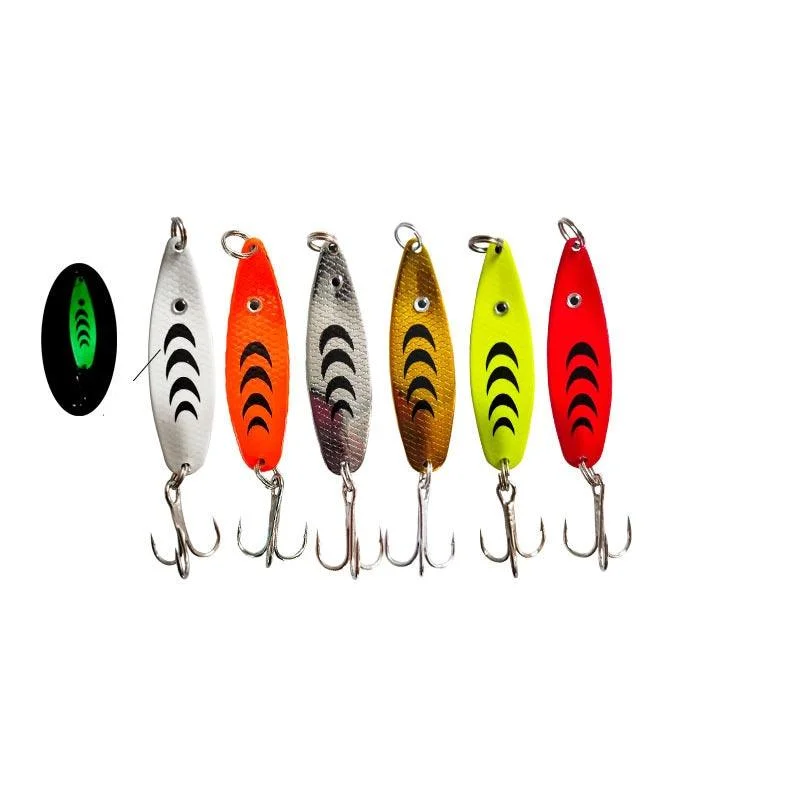 Dr.Fish 3 pcs "S" shape Fishing Spoons 6.5g 5cm