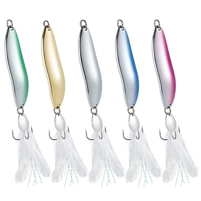 Dr.Fish 5 cps Metal S-shaped Spoon Lures