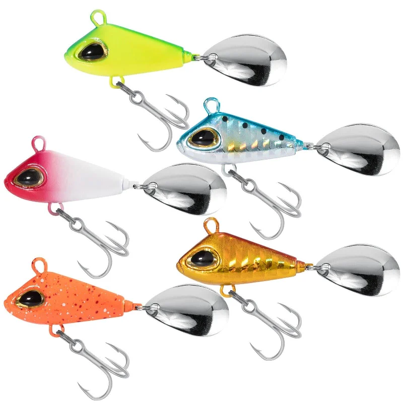 Dr.Fish 5pcs Jig Spinner Fishing Bait 6-22g