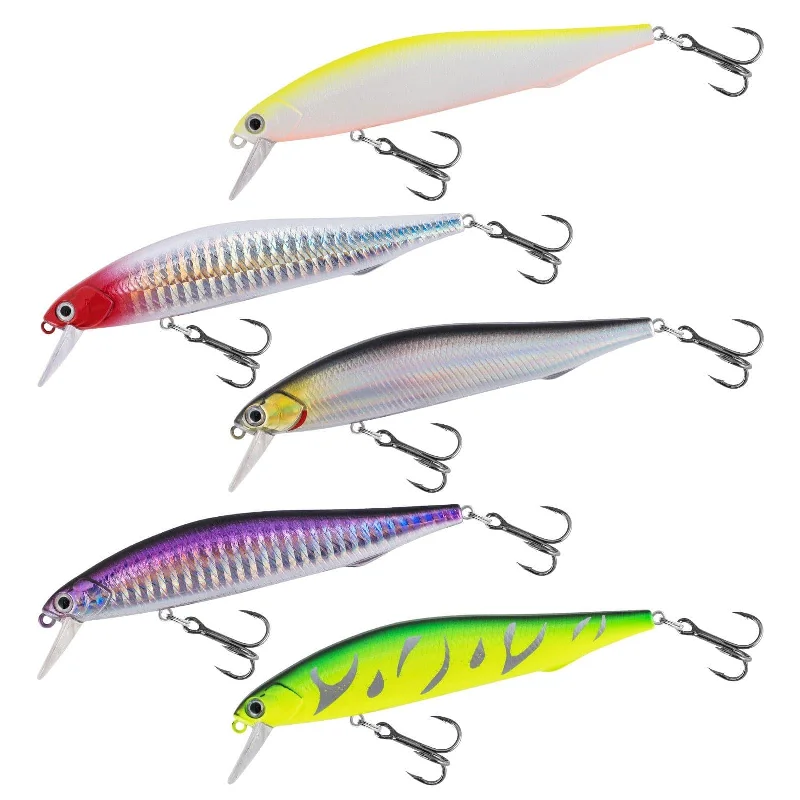 Dr.Fish 5pcs Minnow Fishing Lures 4.33"  0.49 oz