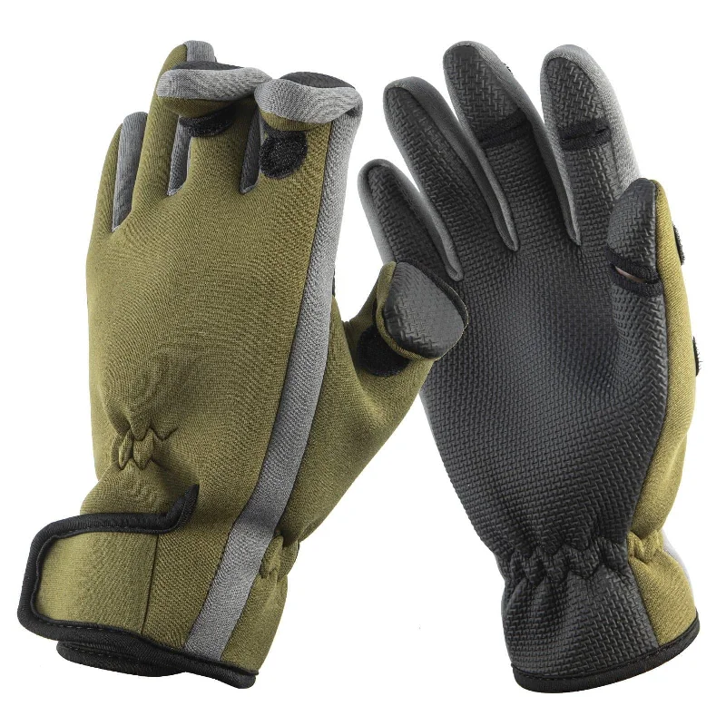 Dr.Fish Pair of  Outdoor Sport  Fishing Gloves