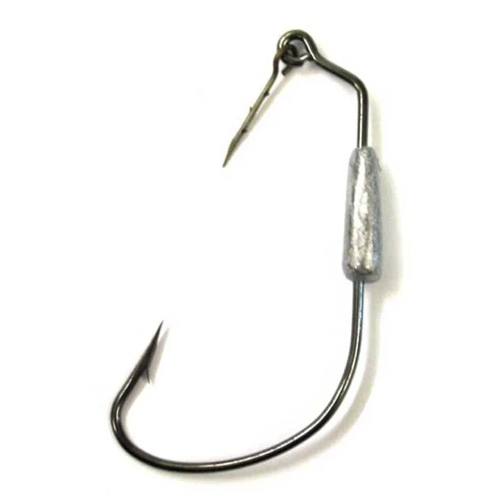 Eagle Claw Lazer Sharp L11114G Swimbait Hooks with Spring - 3/0