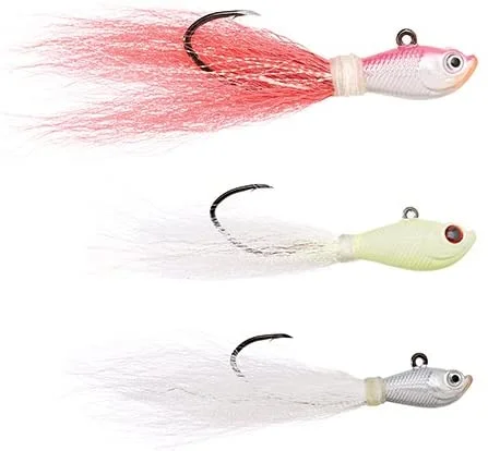 Eagle Claw Trokar Pro-V Bucktail Hair Jig Assortment Pack