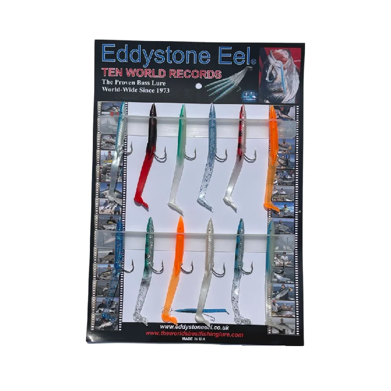 Eddystone Eel 12 x 115mm Assorted Bass Lures