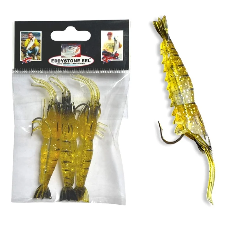 Eddystone Eel Prawn Lures 90mm (Pack of 3)