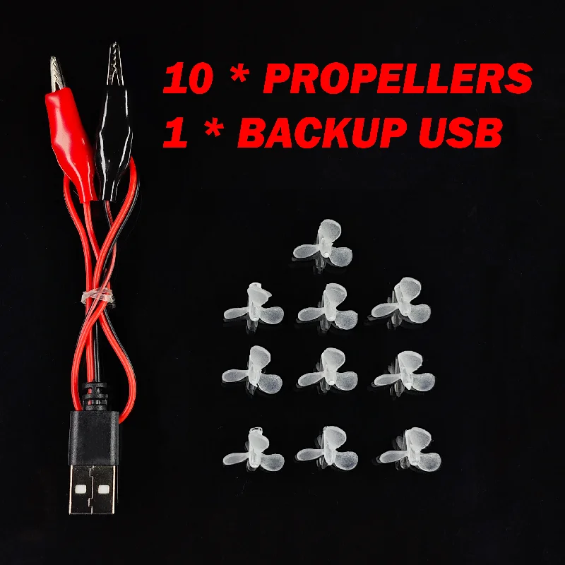 10 Propellers +backup usb