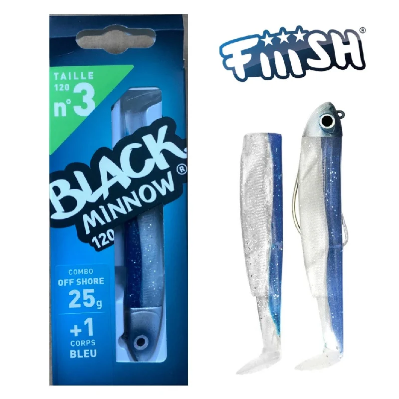 Fiiish Black Minnow 120 Combo Offshore 25g Blue Fishing Lure