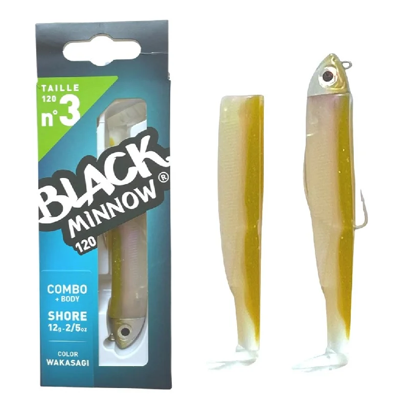 Fiiish Black Minnow 120 Combo Shore 12g Wakasagi