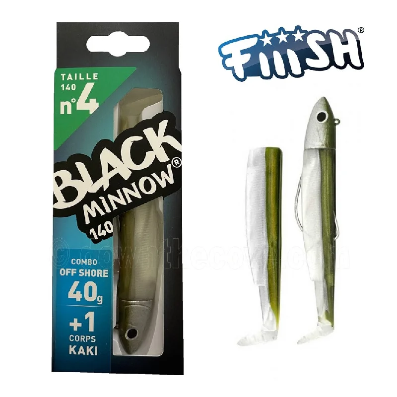 Fiiish Black Minnow 140 Combo Offshore 40g Kaki Fishing Lure