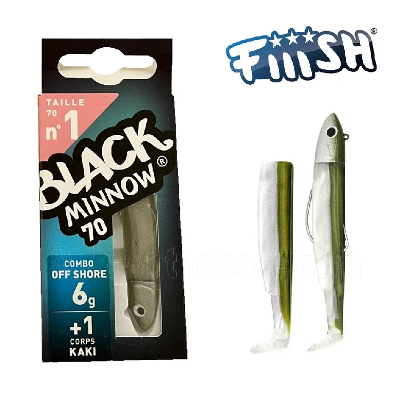 Fiiish Black Minnow 70 Combo Offshore 6g Kaki Fishing Lure