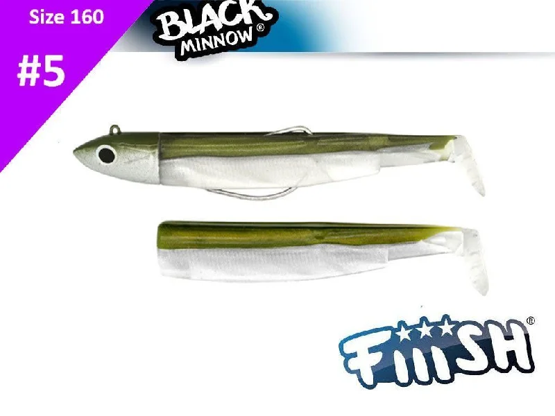 Fiiish Black Minnow No.5 16cm Combo Pack