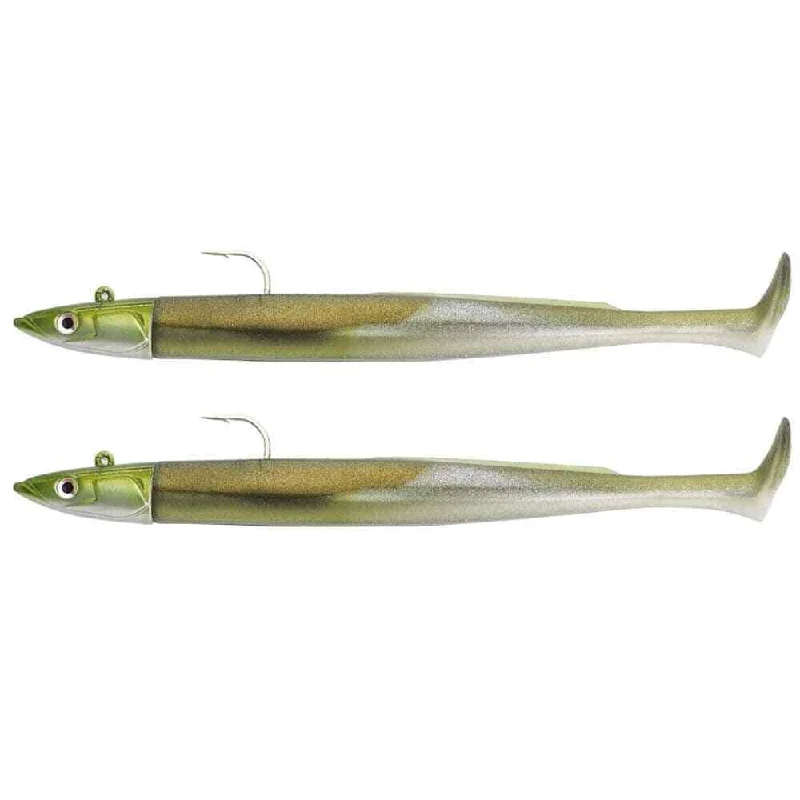 Fiiish Crazy Sandeel Paddle Tail - Double Combo Pack - Sandeel Fishing Lures