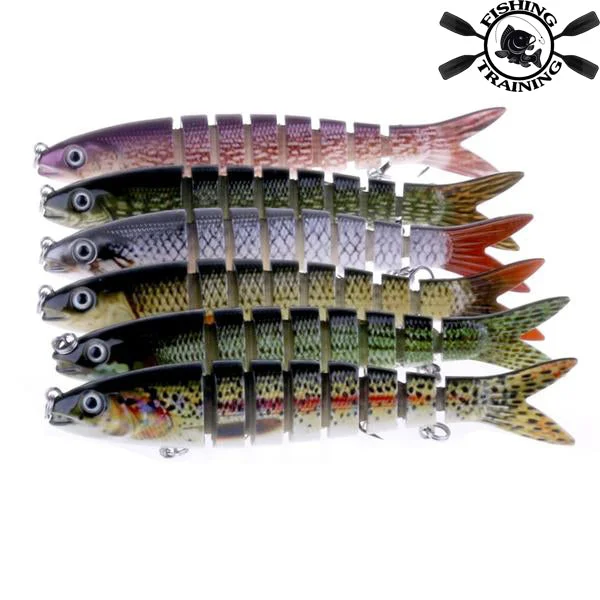 Fishing Lure Bait with Artificial Hooks Pikes - Free Shipping