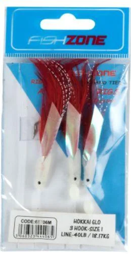 Fishzone Hokkai Glo 3 Hook Size 1